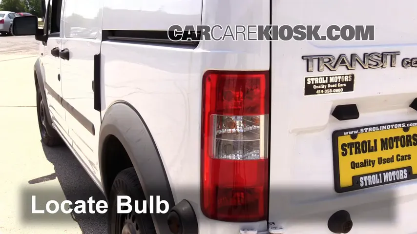 2010 Ford Transit Connect XLT 2.0L 4 Cyl. Mini Cargo Van Lights Turn Signal - Rear (replace bulb)